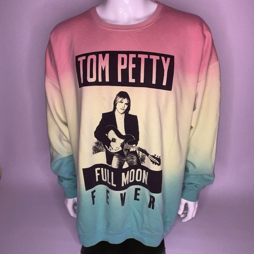 Tom Petty And The Heartbreakers Full Moon Fever Tour Sweatshirt XXL Music Tour